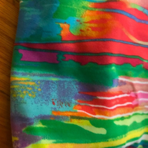 RALPH LAUREN Beautiful NWT bikini bottoms tropical print blue green coral white - Picture 10 of 16